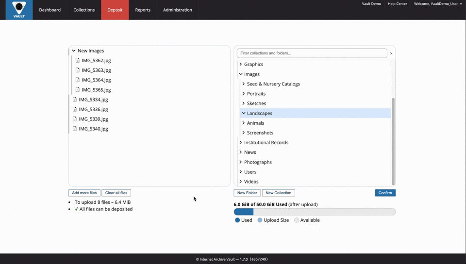 Vault_Deposit_Video_Create New Folder.gif