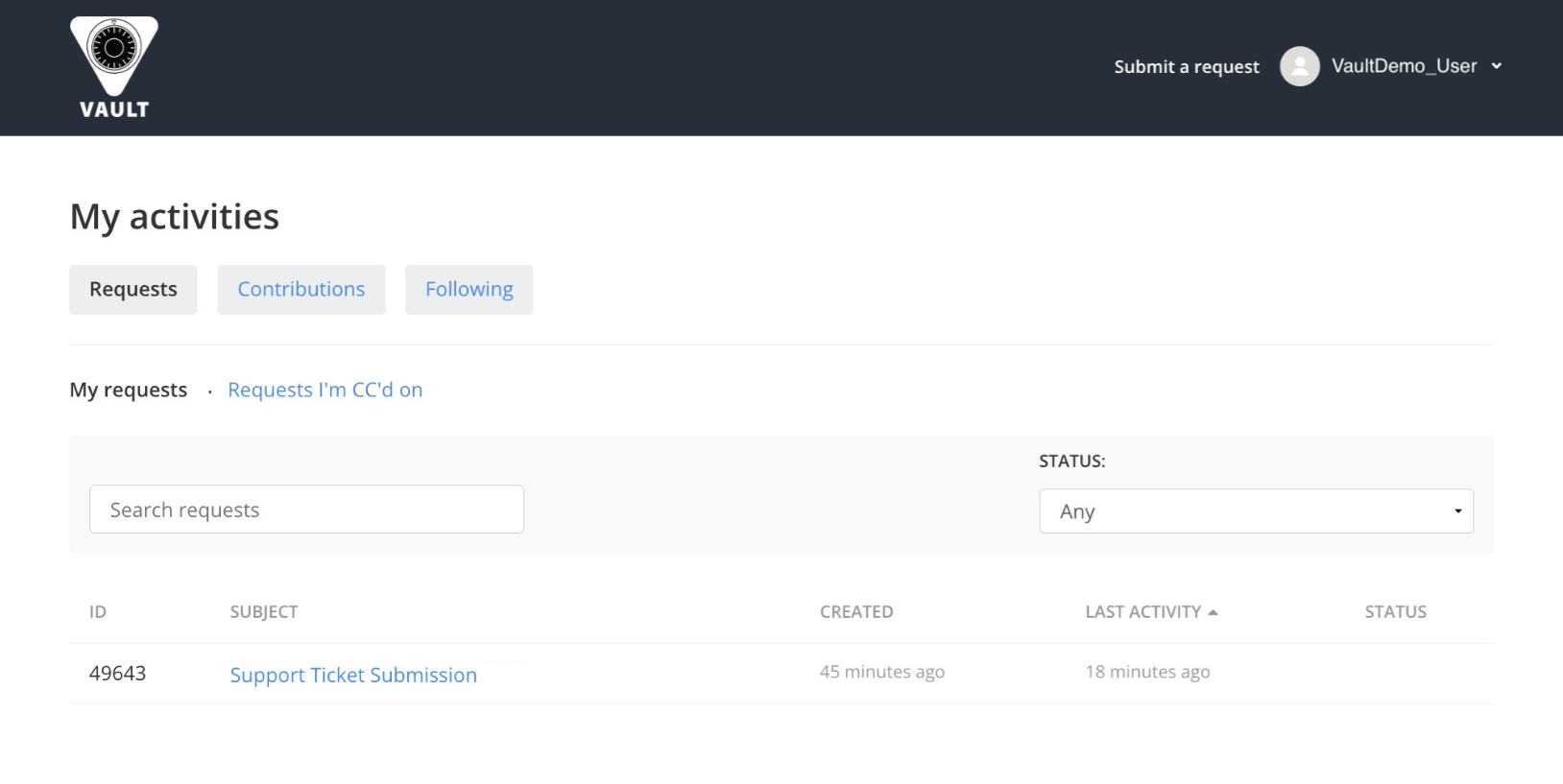 Vault Help Center_MyRequests_TicketSubmitted.png